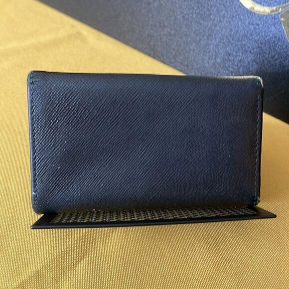 PRADA  Saffiano Black Leather 6 Key Holder. - Picture 2 of 12